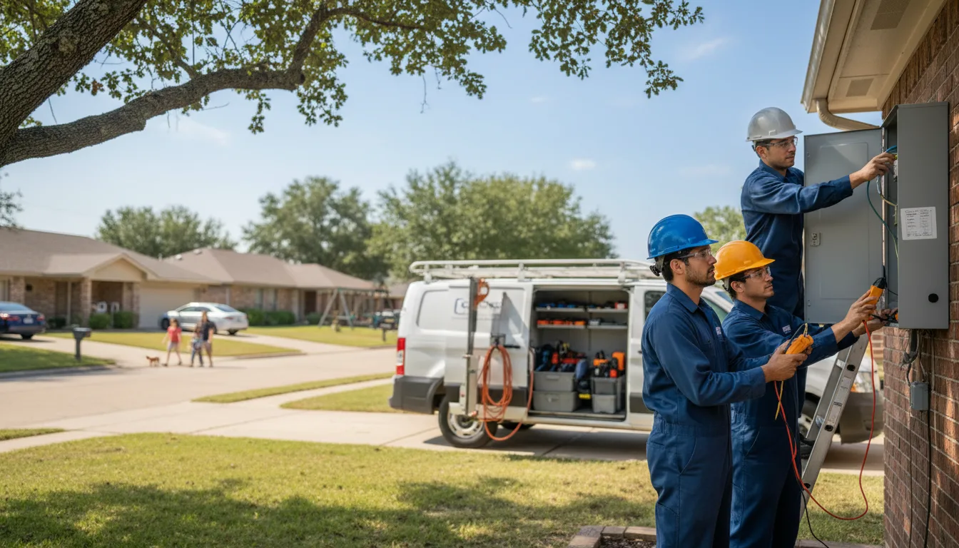 Certified electrician providing emergency electrical services in Oskaloosa, KS